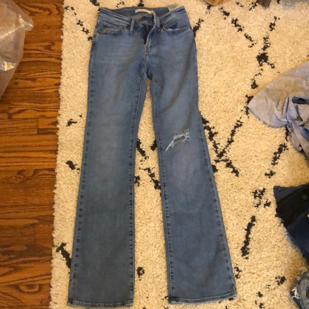 Levi boot cut jeans